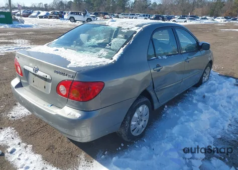 2004 Toyota Corolla Le из США, поврежденный, VIN 2T1BR38E24C293105